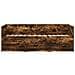 Divano Letto Con Cassetti Senza Materasso Rovere Fumo 75x190 Cm - Foto miniatura 3