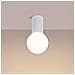 Lampada Da Soffitto Halo Bianca Ip44 Sl. 1708 - Moderno Lampada Da Soffitto Bianco 21x12x12 Cm - Foto miniatura 3