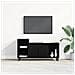 Mobile TV  Nero Rovere 100x35x55 cm Legno ingegnerizzato - Foto miniatura 4