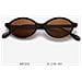 Occhiali Da Sole Ovali Piccoli Compatibili Con Tr90 E Tac, Stile Retrò Unisex Con Lenti Polarizzate Per Protezione Solare E Streetwear Brown - Foto miniatura 2