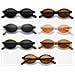 Occhiali Da Sole Ovali Piccoli Compatibili Con Tr90 E Tac, Stile Retrò Unisex Con Lenti Polarizzate Per Protezione Solare E Streetwear Brown - Foto miniatura 3