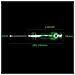 Cacciavite Telescopico A Cricchetto 6x155 - Cacciavite Magnetico Multi-bit Verde - Foto miniatura 2