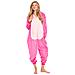 Pigiama Da Donna Tuta Kigurumi Onesie Costume Stich Rosa 155-165 Cm M - Foto miniatura 3