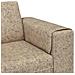 Set di divani 3 pcs Grigio chiaro Pelle scamosciata sintetica - Foto miniatura 7