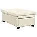 Divano Letto Crema 67 x 194 x 38 cm Velluto - Foto miniatura 4