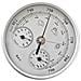 Barometro Analogico Da 130 Mm Con Termometro E Igrometro - Stazione Meteo 3 In 1 White - Foto miniatura 3