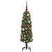 Albero di Natale artificiale con 150 LED Verde 120 cm - Foto miniatura 3
