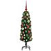 Albero di Natale artificiale con 150 LED Verde 120 cm - Foto miniatura 6