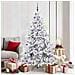 Albero di Natale Artificiale con Rami Pieghevoli Bianco 180 cm - Foto miniatura 2
