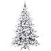 Albero di Natale Artificiale con Rami Pieghevoli Bianco 180 cm - Foto miniatura 3
