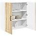 Pensile cucina Rovere Sonoma 80 x 31 x 80 cm Legno multistrato - Foto miniatura 3