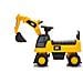 Cavalcabile spingi-camminatore Escavatore Loader CAT 3in1 grande auto per bambini - Foto miniatura 3