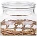 Vaso In Vetro Rivestito In Fibre Naturali D12x16h Cm - Foto miniatura 5