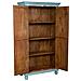 Armadio In Legno Blu 90x40x170h - Foto miniatura 3