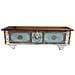 Baule In Legno Blu 146x40x45h Cm - Foto miniatura 1