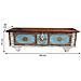 Baule In Legno Blu 146x40x45h Cm - Foto miniatura 5