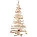 Alberi di Natale Naturale 150 cm Legno di pino massello - Foto miniatura 3