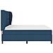 Letto a molle con materasso Blu 200 x 200 cm Tessuto - Foto miniatura 6