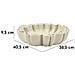 Vassoio Vkh857-beige-poliresina-40,5x38,5x9,5 Cm - Foto miniatura 8