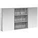 Set di Armadi da Bagno con lo scaffale 3 pcs 100 x 10,5 x 50 cm - Foto miniatura 1