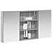 Set di Armadi da Bagno con lo scaffale 3 pcs 100 x 10,5 x 50 cm - Foto miniatura 3
