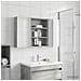Set di Armadi da Bagno con lo scaffale 3 pcs 100 x 10,5 x 50 cm - Foto miniatura 4