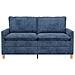 Divano Blu 156 x 81 x 87,5 cm Poliestere - Foto miniatura 3