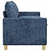 Divano Blu 156 x 81 x 87,5 cm Poliestere - Foto miniatura 4