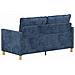 Divano Blu 156 x 81 x 87,5 cm Poliestere - Foto miniatura 5
