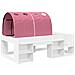 Letto con Tunnel 4 pcs Bianco e Rosa Legno ingegnerizzato - Foto miniatura 3