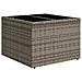 Set Divano da Giardino con cuscino 7 pcs Grigio polyrattan - Foto miniatura 6