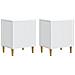 Armadio da Notte 2 pcs Bianco 43 x 34,5 x 50 cm - Foto miniatura 1