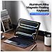 Custodia con Tastiera per Apple iPad Pro 11 - Pelle, Nero - Foto miniatura 4