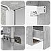 Set di Armadi da Bagno 5 pcs Grigio Cemento - Foto miniatura 9