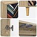 Mobile TV OMMEN 69 x 33 x 50 cm Sonoma Legno ingegnerizzato - Foto miniatura 6