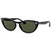 Occhiali Da Sole Donna Ray Ban 4314n 601/31 Occhiale Nero Occhi Di Gatto Cat Eye Anni 50 - Foto miniatura 1