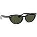 Occhiali Da Sole Donna Ray Ban 4314n 601/31 Occhiale Nero Occhi Di Gatto Cat Eye Anni 50 - Foto miniatura 3