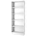 Libreria Con 4 Ripiani Colore Bianco 80x26xh203cm Arredamento Casa 71777-49 - Foto miniatura 1