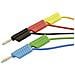 Kit Puntali [ spina A Banana 4 Mm - Spina A Banana 4 Mm] 1 M Rosso, Nero, Blu, Verde, Giallo - Foto miniatura 1