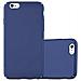 Cadorabo Custodia Compatibile Con Apple Iphone 6 Plus / Iphone 6s Plus In Azzurro Metallo - Hard Case Coperchio Protettivo In Look Metallico Contro I Graffi E Gli Urti - Foto miniatura 1