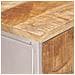 Credenza 60x35x75 Cm In Legno Di Mango Grezzo E Ferro - Foto miniatura 2