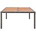 Tavolo da Giardino Grigio 200x150x74cm Polyrattan Legno Acacia - Foto miniatura 2