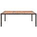 Tavolo da Giardino Grigio 200x150x74cm Polyrattan Legno Acacia - Foto miniatura 3