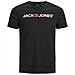 T-shirt A Maniche Corte Nera Per Uomo - Foto miniatura 1