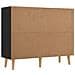 Credenza Nera 90x30x72 cm in Legno Multistrato - Foto miniatura 3