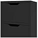 Credenza Nera 90x30x72 cm in Legno Multistrato - Foto miniatura 5