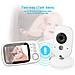Telecamera Baby Monitor Wireless -visione Notturna Notturna Walkie Talkie 3.2 - Foto miniatura 1