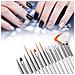 Set Di Pennelli Per Nail Art 15 Pz - Foto miniatura 6
