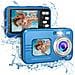 Fotocamera Subacquea Impermeabile 48mp / 4k /zoom 16x /doppio Schermo /messa A Fuoco Automatica Blue - Foto miniatura 8