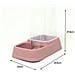Dispenser Cibo Acqua 3,7L Per Animali Modello 700085 Colore Rosa   - Foto miniatura 4